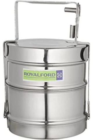 ROYALFORD | 2Layer Steel Bombay Tiffin 1X24 | RF10557