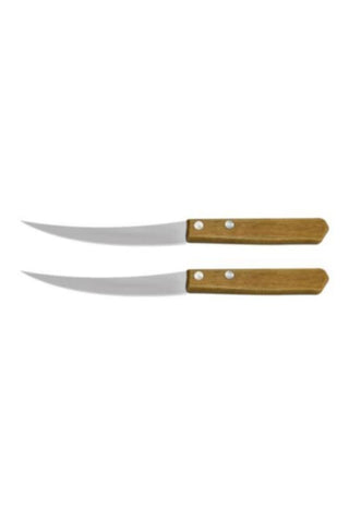ROYALFORD | 2Pcs Fruit Knife Set/Wooden handle 1X96 | RF10772