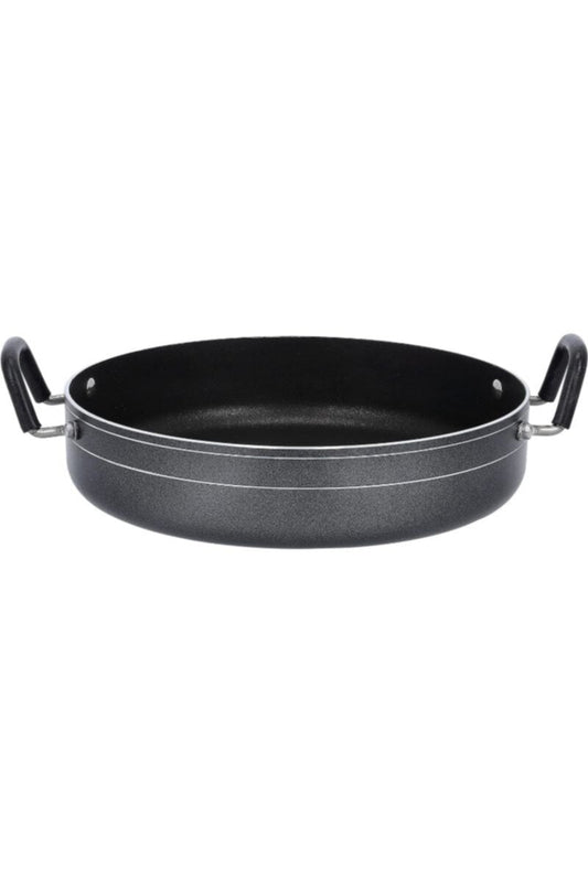 ROYALFORD | 32CM Nonstick Shallow Pot Glass Lid 1X8 | RF10007