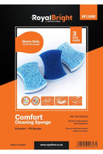 ROYALFORD | 3Pc Comfort Cleaning Sponge 1X24 | RF11080