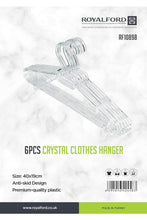 ROYALFORD | 6Pc Crystal Cloth Hanger 1X36 | RF10898
