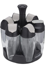 ROYALFORD | 6pc Spice Jar Set with Revol.Stand 1X6 | RF10523