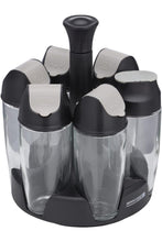 ROYALFORD | 6pc Spice Jar Set with Revol.Stand 1X6 | RF10523