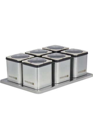 ROYALFORD | 6pc Spice Jar Set with Stand 1X16 | RF10522