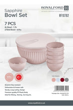 ROYALFORD | 7Pc Bowl Set 4Ltr(1Pc) +270ml(6pc) 1X16 | RF10782