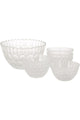 ROYALFORD | 7Pc Glass Bowl Set -Bubble Design 1X6 | RF10335