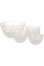 ROYALFORD | 7Pc Glass Bowl Set -Bubble Design 1X6 | RF10335
