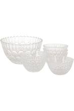 ROYALFORD | 7Pc Glass Bowl Set -Bubble Design 1X6 | RF10335