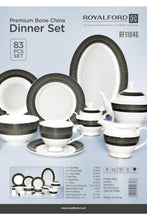 ROYALFORD | 83Pcs Fine Bone Dinner Set 1X1 | RF11046