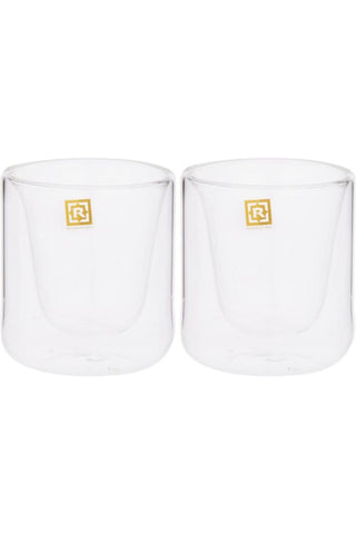 ROYALFORD | BRS 2pc Double Wall Cup Set 200ML 1X24 | RF10569