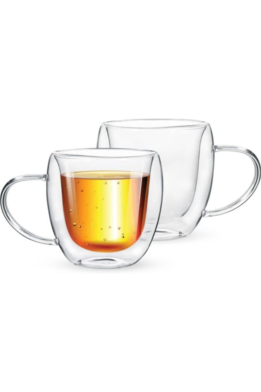 ROYALFORD | BRS 2pc Double Wall Mug Set 150ML 1X24 | RF10527
