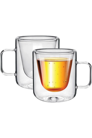 ROYALFORD | BRS 2pc Double Wall Mug Set 200ML 1X24 | RF10571