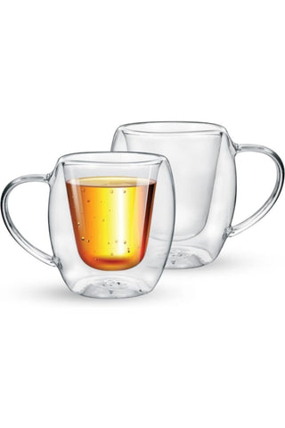 ROYALFORD | BRS 2pc Double Wall Mug Set 300ML 1X24 | RF10529