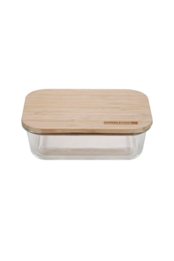 ROYALFORD | Ecodine Rect.Glass Container 1520mL 1X12 | RF10321