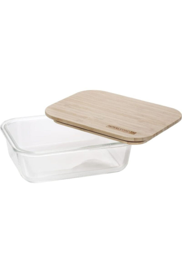 ROYALFORD | Ecodine Rect.Glass Container 640ml 1X24 | RF10319