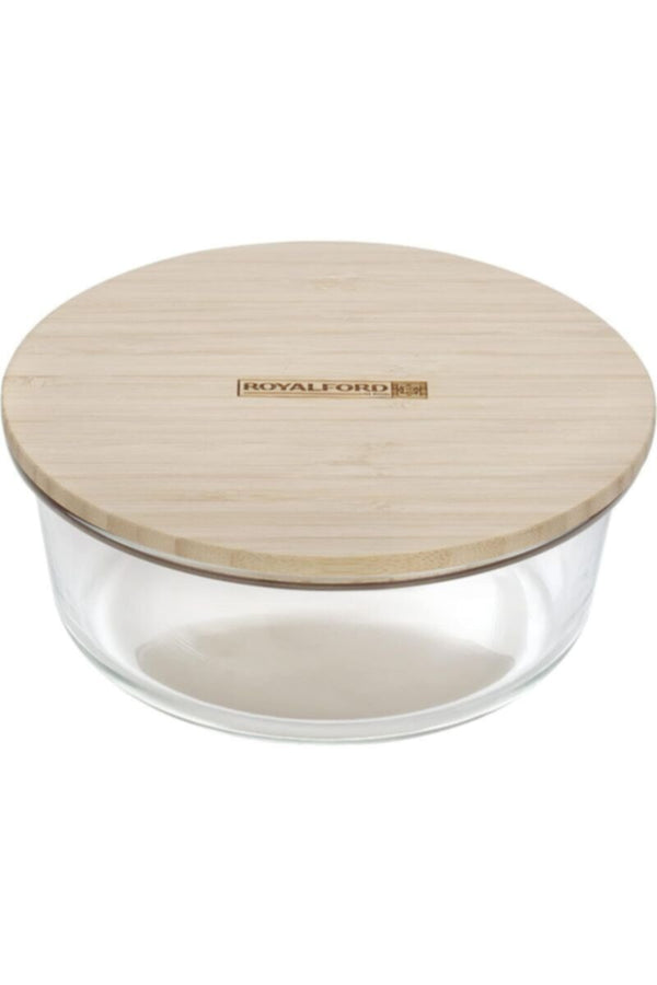 ROYALFORD | Ecodine Round Glass Container 400ml 1X24 | RF10323