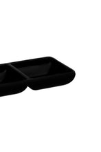 ROYALFORD | Melamine Ware 9''Black Triplet Sauce Bowl 1X48 | RF10420
