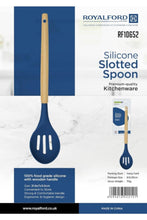 ROYALFORD | Silicone Slotted Spoon-Blue 1X100 | RF10652