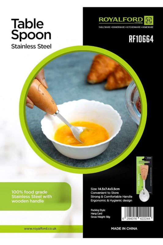 ROYALFORD | Stainless Steel Table Spoon-Smiley 1X100 | RF10664