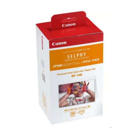 CANON | High Capacity Color Ink/Paper Set | RP-108