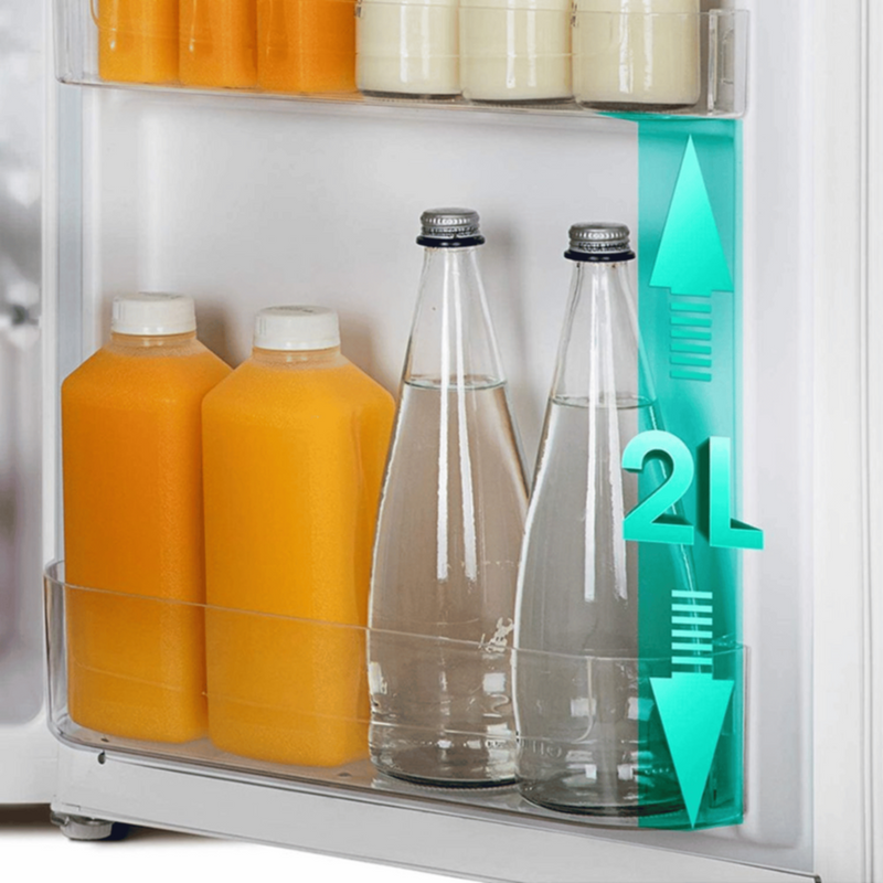 HISENSE | Single Door Refrigerator 122Ltrs Silver | RR122D4ASUJ