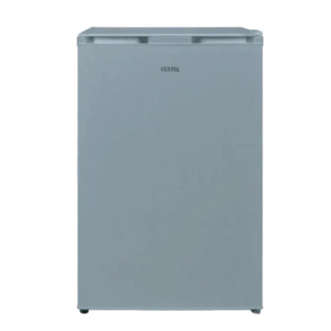 VESTEL | Free-Standing Table Top Single Door Refrigerator 123Ltr Silver | RS200SD3M-L