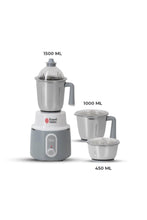 RUSSELL HOBBS | Mixer Grinder Delight With 3 Stainless Steel Jars 750W | ARURH42506MIX