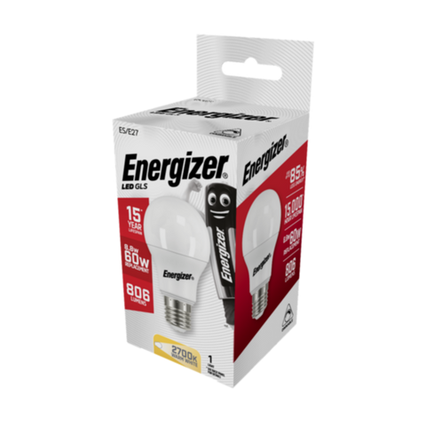 ENERGIZER | Led Gls Dimm. Warm White Life 15000 Hrs - 9.2 W/E27 | S9423