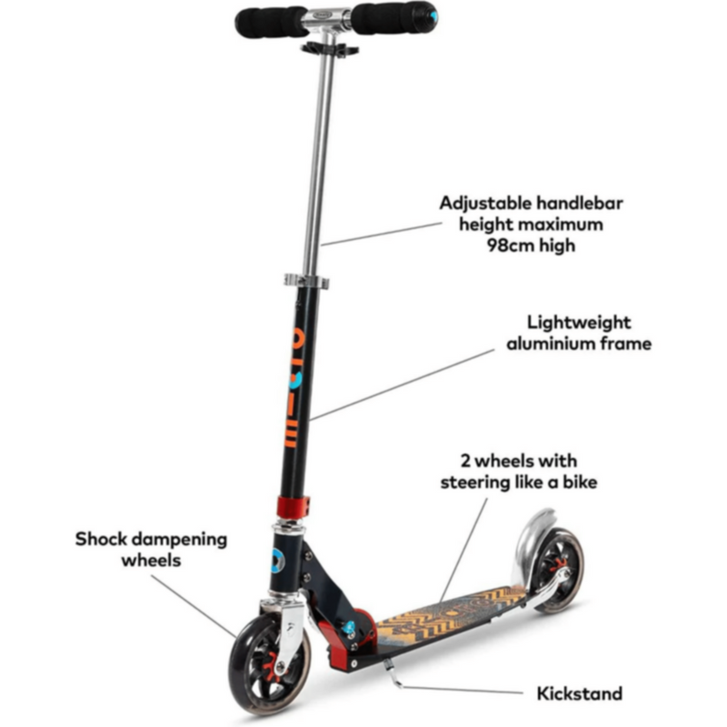 MICRO | Scooter Speed+Pattern Black Sa0121 | 44000121
