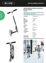 MICRO | Stripe Black Striped Scooter Special Edition Sa0133 | 44000133