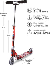 MICRO | Scooter Sprite Stripe Red Sa0178 | 44000178