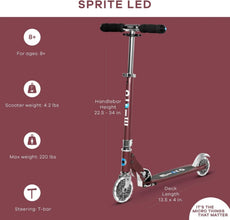 MICRO | Sprite Autumn Red Scooter LED SA0209 | 44000209