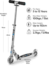 MICRO | Scooter Sprite Silver Matt LED SA0216 | 44000216