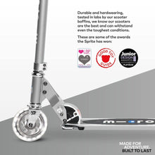 MICRO | Scooter Sprite Silver Matt LED SA0216 | 44000216