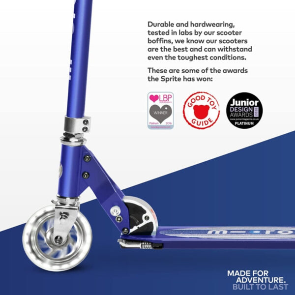 MICRO | Scooter Sprite Blue Stripe LED SA0217 | 44000217