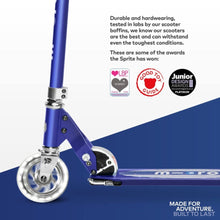 MICRO | Scooter Sprite Blue Stripe LED SA0217 | 44000217