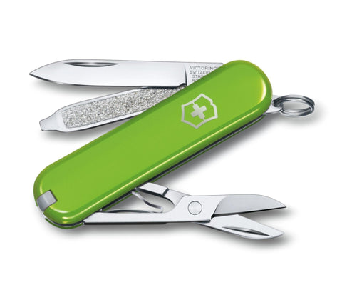 VICTORINOX | Classic SD 7 Functions Small Pocket Knives Smashed Avocado | 0.6223.43G