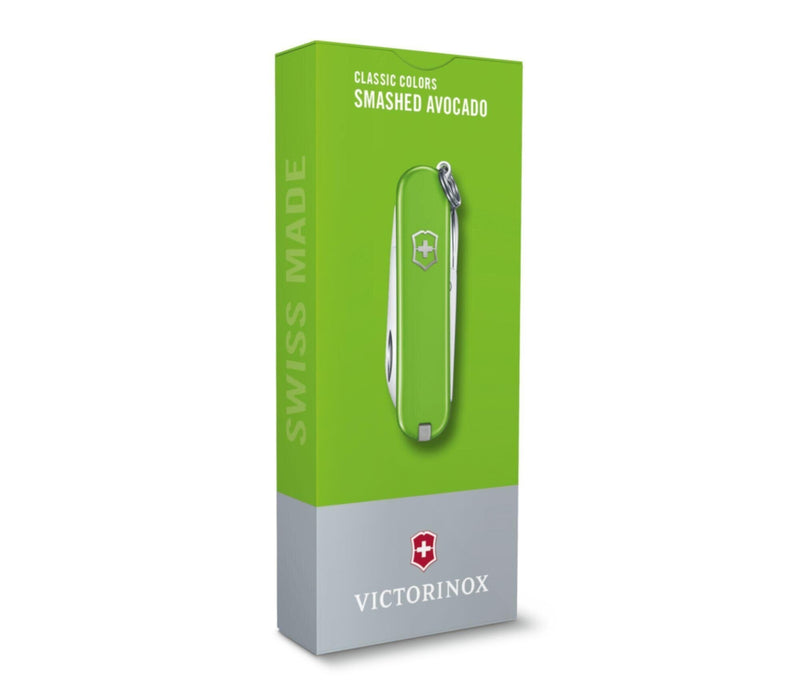VICTORINOX | Classic SD 7 Functions Small Pocket Knives Smashed Avocado | 0.6223.43G