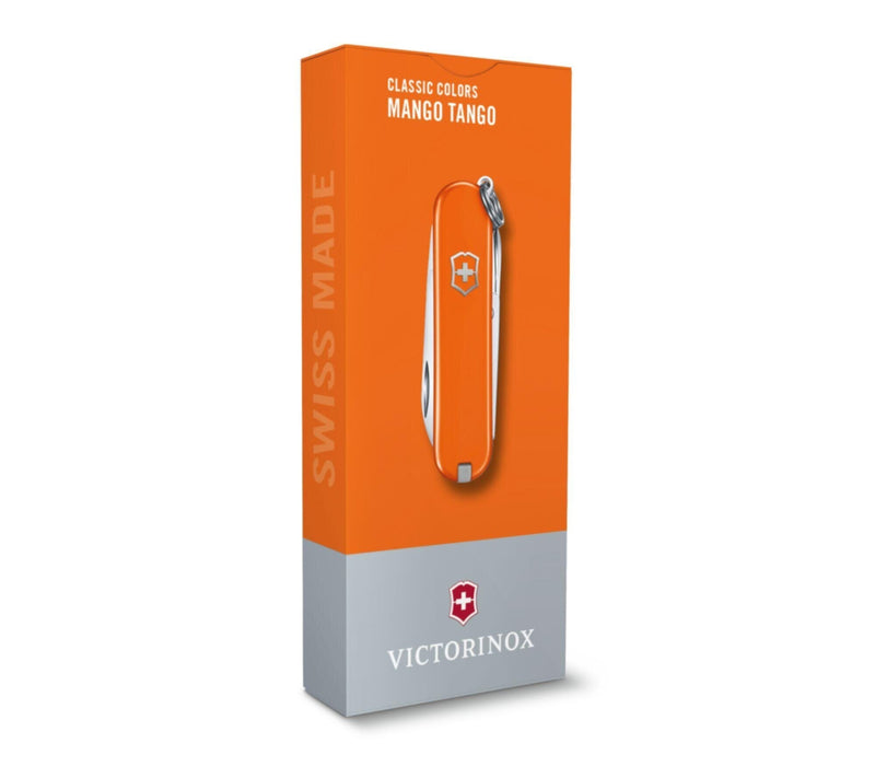 VICTORINOX | Classic SD 7 Functions Small Pocket Knives Mango Tango | 0.6223.83G