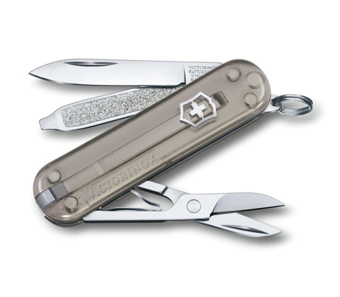 VICTORINOX | Classic SD Transparent 7 Functions Small Pocket Knives Mystical Morning | 0.6223.T31G