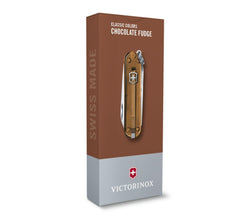 VICTORINOX | Classic SD Transparent 7 Functions Small Pocket Knives Chocolate Fudge | 0.6223.T55G