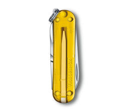 VICTORINOX | Classic SD Transparent 7 Functions Small Pocket Knives Tuscan Sun | 0.6223.T81G