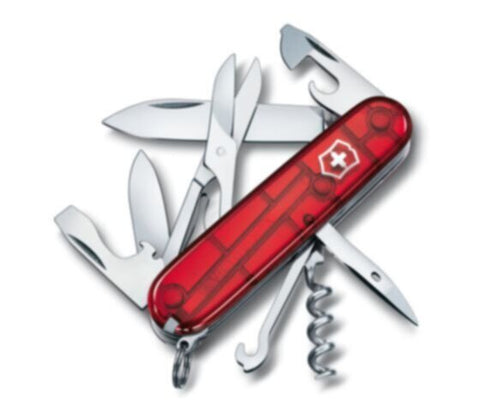 VICTORINOX | Swiss Army Knives |Climber Medium Pocket Utility Knife | 1.3703.T