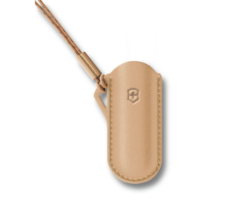 VICTORINOX | Leather Pouch for Swiss Knifes Wet Sand | 4.0670.49