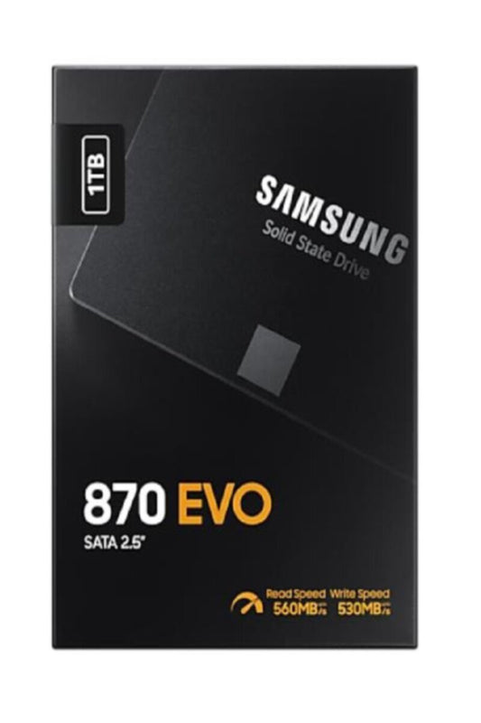 SAMSUNG | 870 EVO 1TB SSD SATA III 2.5 inch | MZ-77E1T0BW