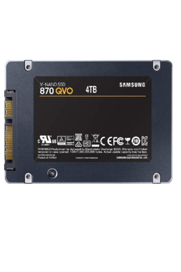 SAMSUNG | 870 QVO 4TB SATA 6.35 cm (2.5") Internal Solid State Drive (SSD) | MZ-77Q4T0BW