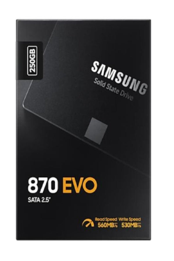 SAMSUNG | 870 EVO 250GB SSD SATA III 2.5 inch | MZ-77E250BW