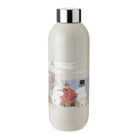 STELTON | Keep Cool Drinking Bottle 0.75ltr Sand Moomin