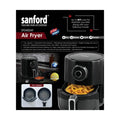 SANFORD | 3.5 Litres Manual Airfryer With Double Pot 1350 Watts | SF2452AF BS