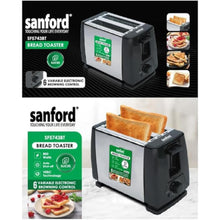 SANFORD | Bread Toaster 2 Slice 800 Watts | SF5743BT BS